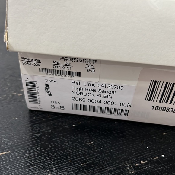 Schutz Ciara Bright Blue Suede Lace-up Heels in Color Klein - Picture 9 of 9